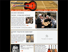 Tablet Screenshot of fret-dancer.com